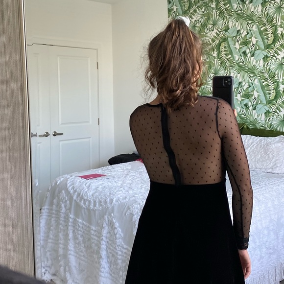 Black Mini Dress - Picture 4 of 4